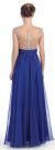 Bejeweled Mesh Bust Long Prom Pageant Dress back in Royal Blue
